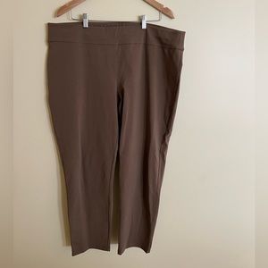 Susan Graver Weekend XL Brown Pants